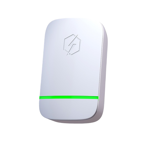 Power Pro Genius plug-in energy device with green indicator light
